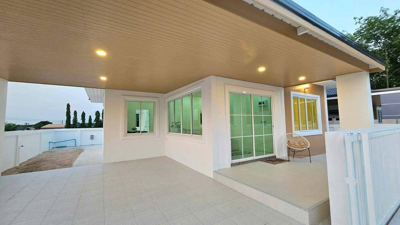 หลังสุดท้าย‼️ บ้านใหม่ - บ้านเดี่ยวระยองโซนนิคมพัฒนา ฟรีค่าส่วนกลางตลอดชีพ - 9