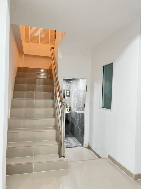บ้านเดี่ยว 2 ชั้น รีโนเวทใหม่หมดไม่เคยเข้าอยู่ - หมู่บ้านอุดมสุข ตรงข้ามโรงพยาบาลตาคลี - 5