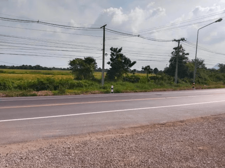 ที่ดินถมแล้วทำเลทอง หน้ากว้าง ‼️ ติดถนนทางหลวงหมายเลข 3206 - ปากท่อ ราชบุรี - 3