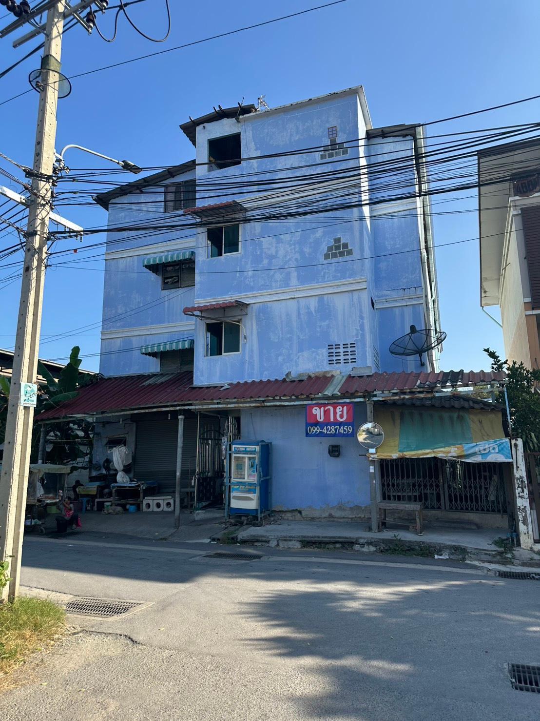 Apartment 4 ชั้น พร้อมสร้างรายได้ passive income หลักแสน หลังตลาดสำพ็ง2 ถนนกัลปพฤษ์ - 1
