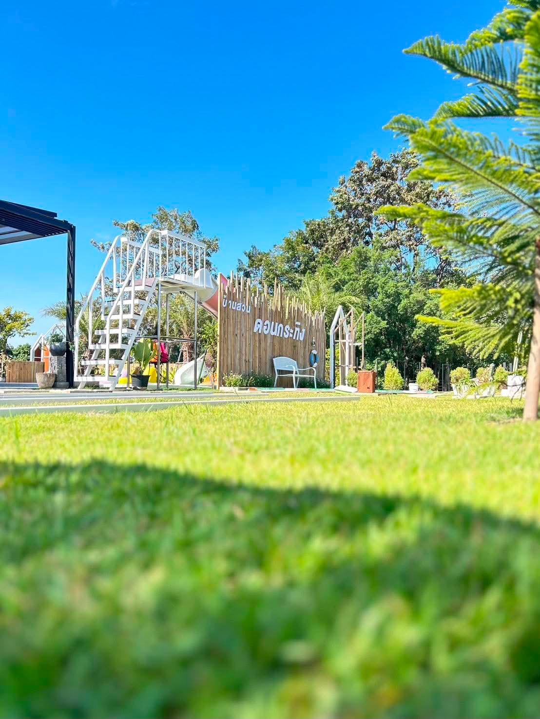 ขายบ้านสวนดอนกระทิง บ้านเดี่ยว 2 ชั้น สร้างใหม่สไตล์พูลวิลล่าลักชัวรีผสมผสานคาเฟ่ เนื้อที่ดินเกือบ 3 ไร่เต็ม - 9
