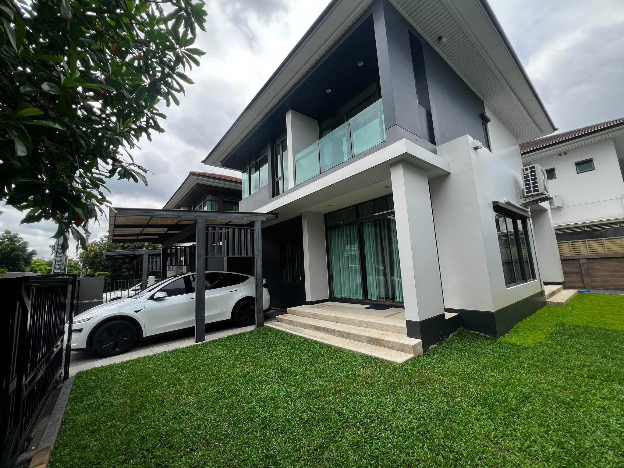 บ้านเดี่ยวให้เช่า เศรษฐสิริ กรุงเทพกรีฑา 75 ตร.ว. 4 นอน เฟอร์ครบ | House for Rent Setthasiri Krungthep Kreetha 4 Bed Near Brighton College - 3